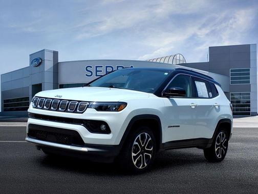 Bright White Clearcoat 2022 Jeep Compass Limited