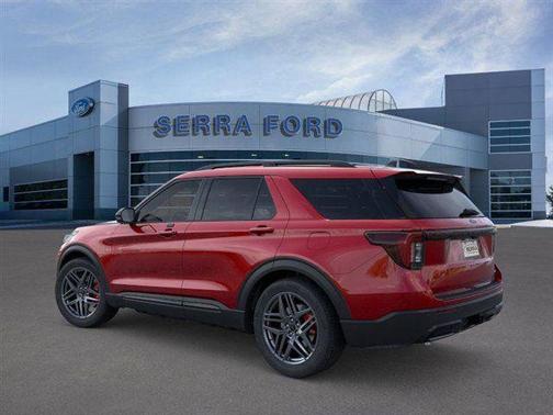 Rapid Red Metallic Tinted Clearcoat 2026 Ford Explorer ST-Line