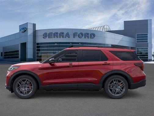 Rapid Red Metallic Tinted Clearcoat 2026 Ford Explorer ST-Line