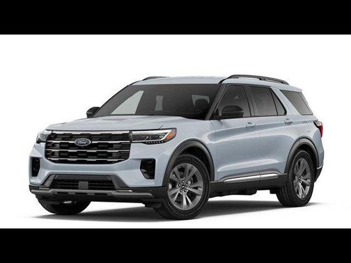 Space White Metallic 2026 Ford Explorer Active