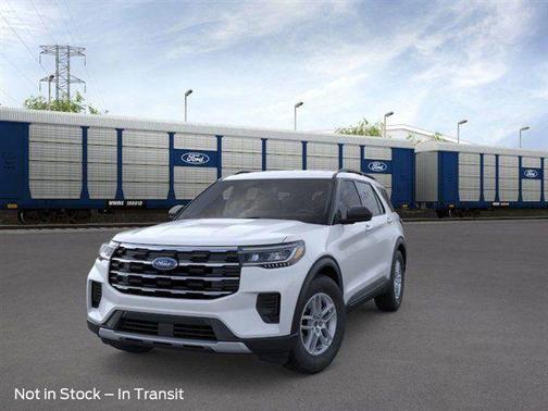 Space White Metallic 2026 Ford Explorer Active