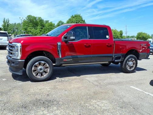 Rapid Red Metallic Tinted Clearcoat 2024 Ford F-350 King Ranch