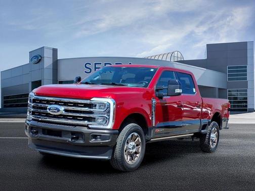 Rapid Red Metallic Tinted Clearcoat 2024 Ford F-350 King Ranch