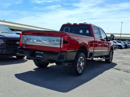 Rapid Red Metallic Tinted Clearcoat 2024 Ford F-350 King Ranch