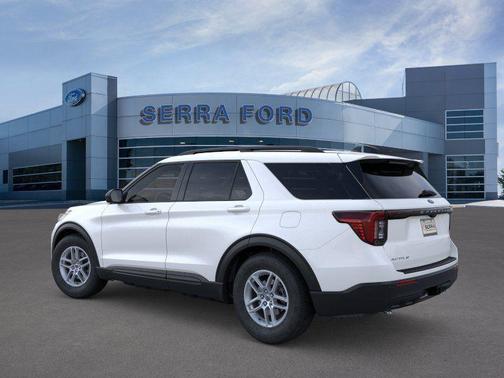 Star White Metallic Tri-Coat 2026 Ford Explorer Active