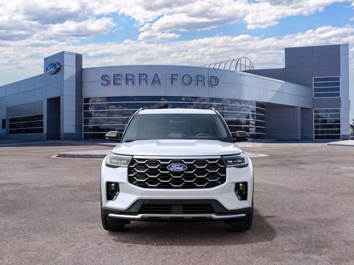 Star White Metallic Tri-Coat 2027 Ford Explorer Platinum