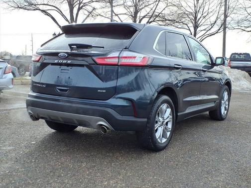 Stone Blue Metallic 2023 Ford Edge Titanium