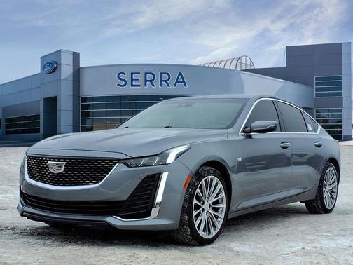 Satin Steel Metallic 2022 Cadillac CT5 Premium Luxury