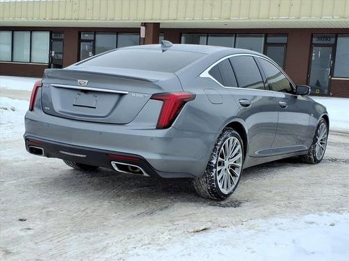 Satin Steel Metallic 2022 Cadillac CT5 Premium Luxury