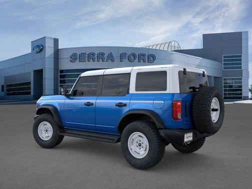 Velocity Blue Metallic 2026 Ford Bronco Heritage Edition