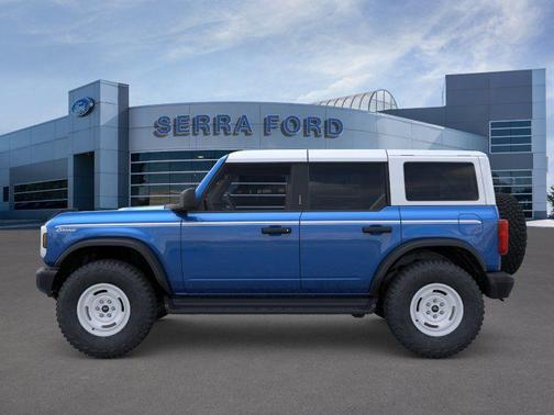 Velocity Blue Metallic 2026 Ford Bronco Heritage Edition