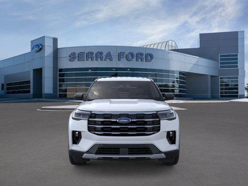 Space White Metallic 2026 Ford Explorer Active