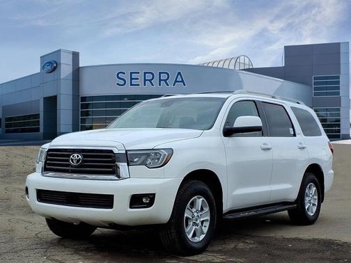 Super White 2021 Toyota Sequoia SR5