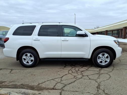 Super White 2021 Toyota Sequoia SR5