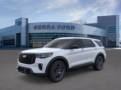 Space White Metallic 2026 Ford Explorer ST-Line