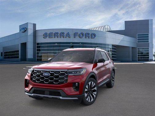 Rapid Red Metallic Tinted Clearcoat 2026 Ford Explorer Platinum