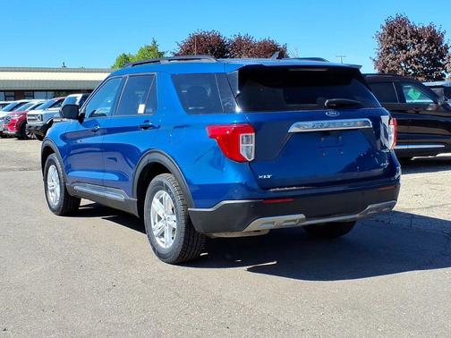 Atlas Blue Metallic 2023 Ford Explorer XLT