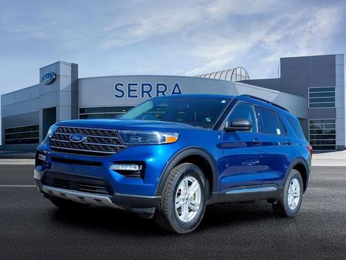 Atlas Blue Metallic 2023 Ford Explorer XLT