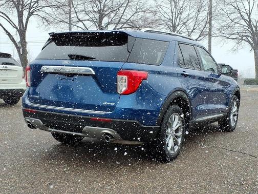 Atlas Blue Metallic 2022 Ford Explorer Limited