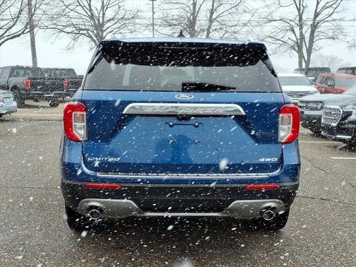 Atlas Blue Metallic 2022 Ford Explorer Limited