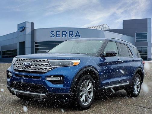 Atlas Blue Metallic 2022 Ford Explorer Limited
