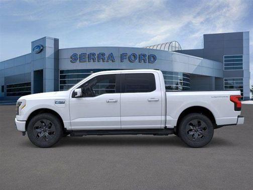 Space White Metallic 2025 Ford F-150 Lightning LARIAT
