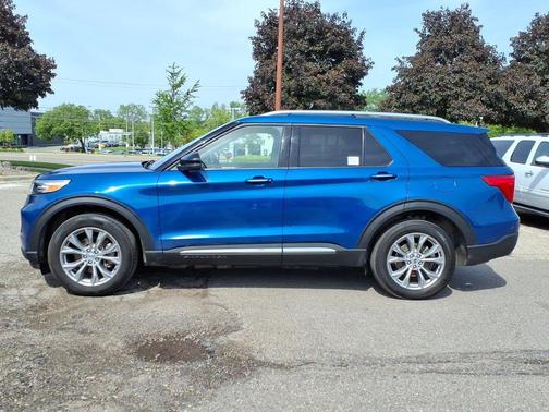 Atlas Blue Metallic 2023 Ford Explorer Limited