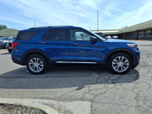 Atlas Blue Metallic 2023 Ford Explorer Limited