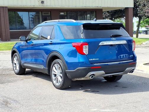 Atlas Blue Metallic 2023 Ford Explorer Limited