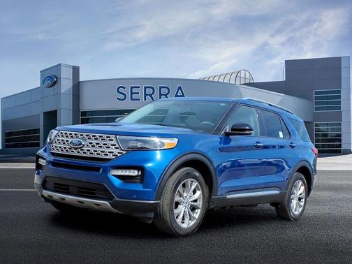 Atlas Blue Metallic 2023 Ford Explorer Limited