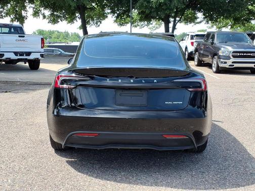 Black 2025 Tesla Model 3 Long Range