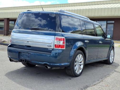 Blue 2016 Ford Flex Limited w/EcoBoost