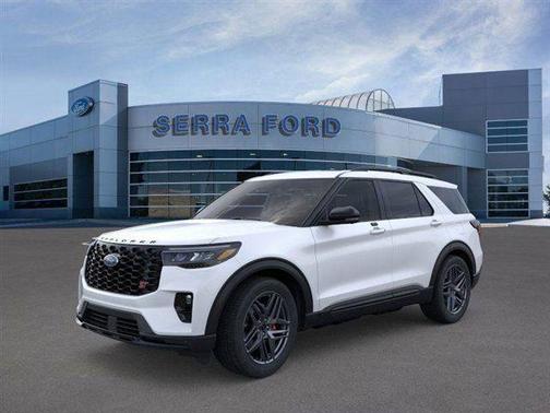 Star White Metallic Tri-Coat 2026 Ford Explorer ST