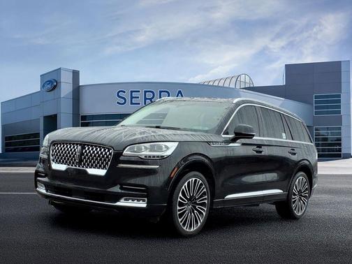 Infinite Black Metallic Clearcoat 2023 Lincoln Aviator Black Label AWD