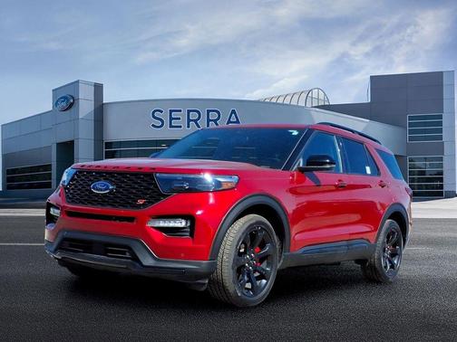 Rapid Red Metallic Tinted Clearcoat 2023 Ford Explorer ST