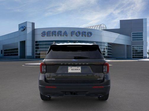 Agate Black Metallic 2026 Ford Explorer Active w/200A Pkg