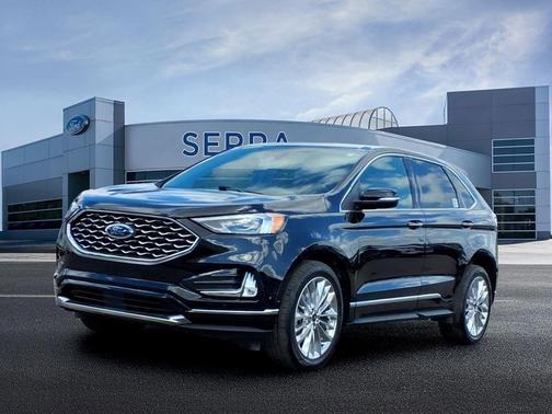 Agate Black Metallic 2024 Ford Edge Titanium