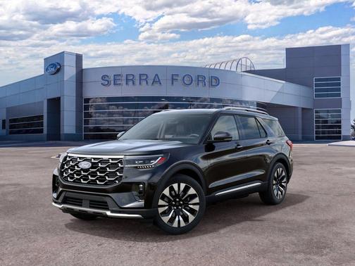 Agate Black Metallic 2027 Ford Explorer Platinum
