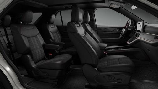 Star White Metallic Tri-Coat 2026 Ford Explorer ST-Line