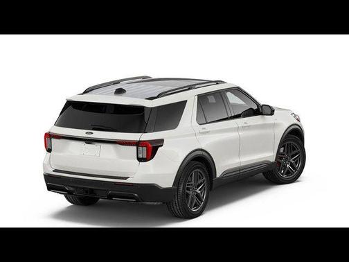 Star White Metallic Tri-Coat 2026 Ford Explorer ST-Line