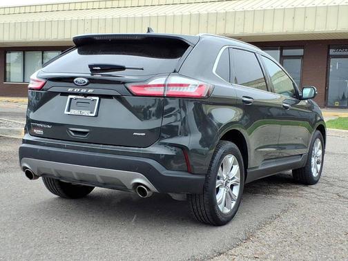 Forged Green Metallic 2024 Ford Edge Titanium
