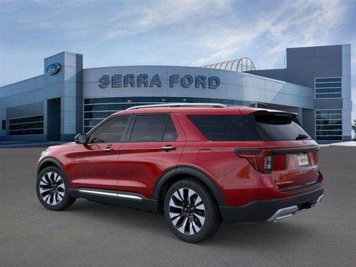 Rapid Red Metallic Tinted Clearcoat 2026 Ford Explorer Platinum