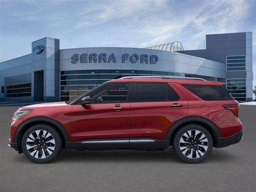 Rapid Red Metallic Tinted Clearcoat 2026 Ford Explorer Platinum