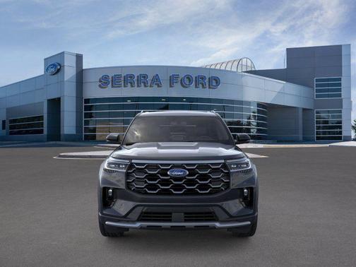 Agate Black Metallic 2026 Ford Explorer Platinum