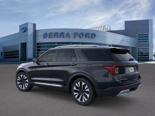 Agate Black Metallic 2026 Ford Explorer Platinum