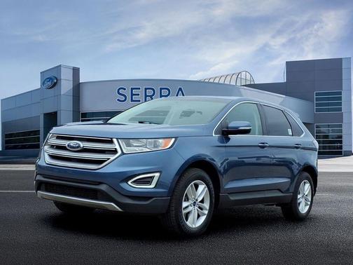 Blue Metallic 2018 Ford Edge SEL