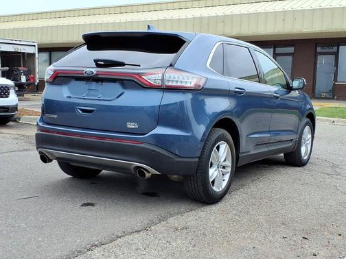 Blue Metallic 2018 Ford Edge SEL