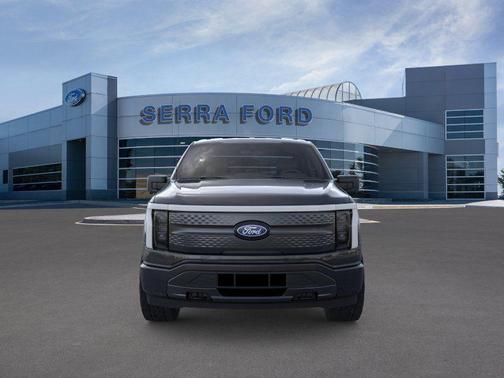 Agate Black Metallic 2025 Ford F-150 Lightning XLT