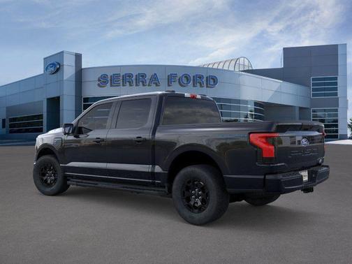 Agate Black Metallic 2025 Ford F-150 Lightning XLT