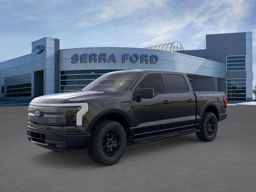 Agate Black Metallic 2025 Ford F-150 Lightning XLT